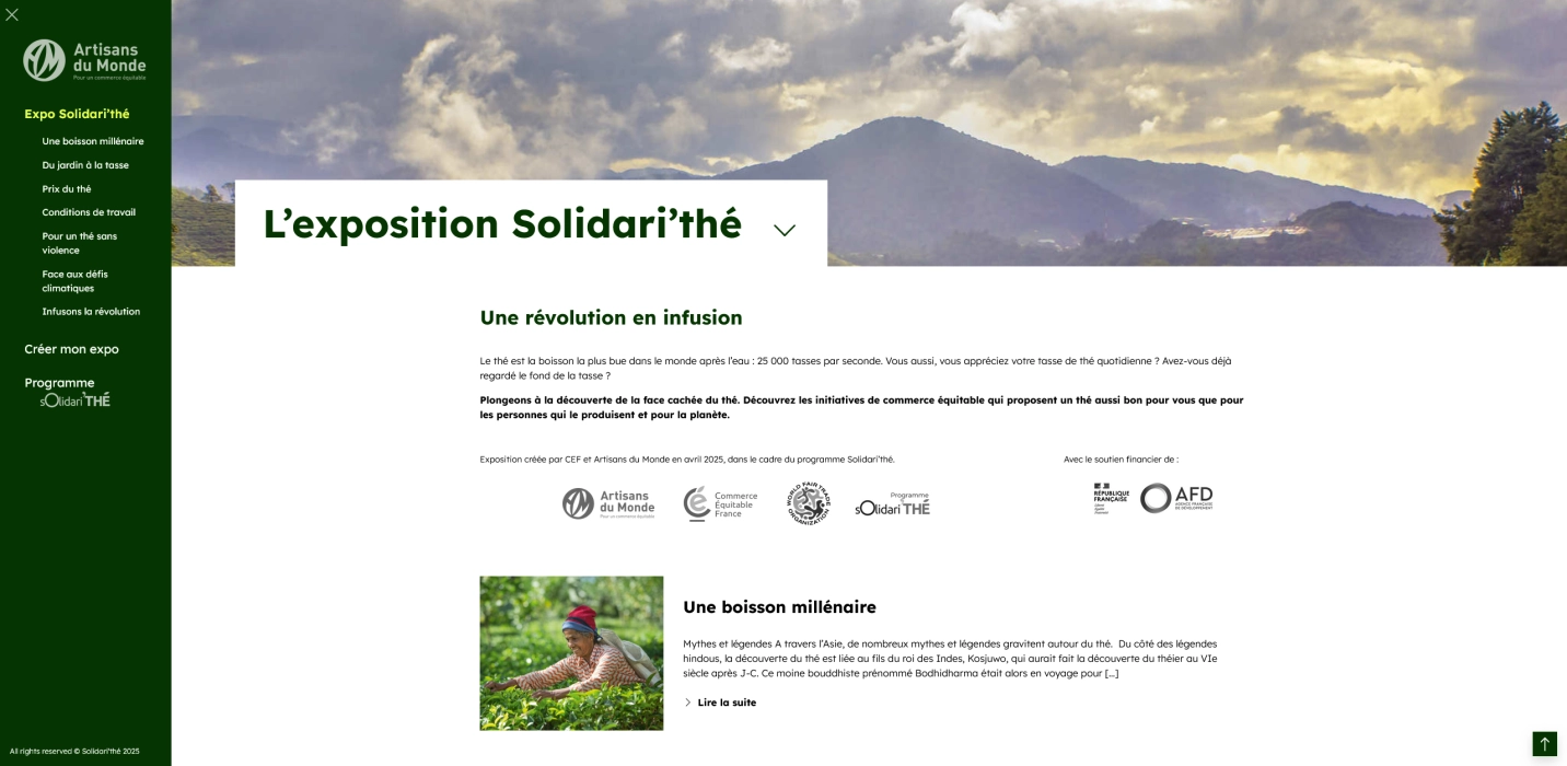 Exposition Solidari'thé
